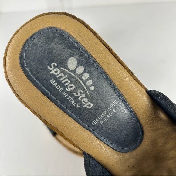 Spring step Women's Black Slip-On Sandals 40 - Picture 8 of 9